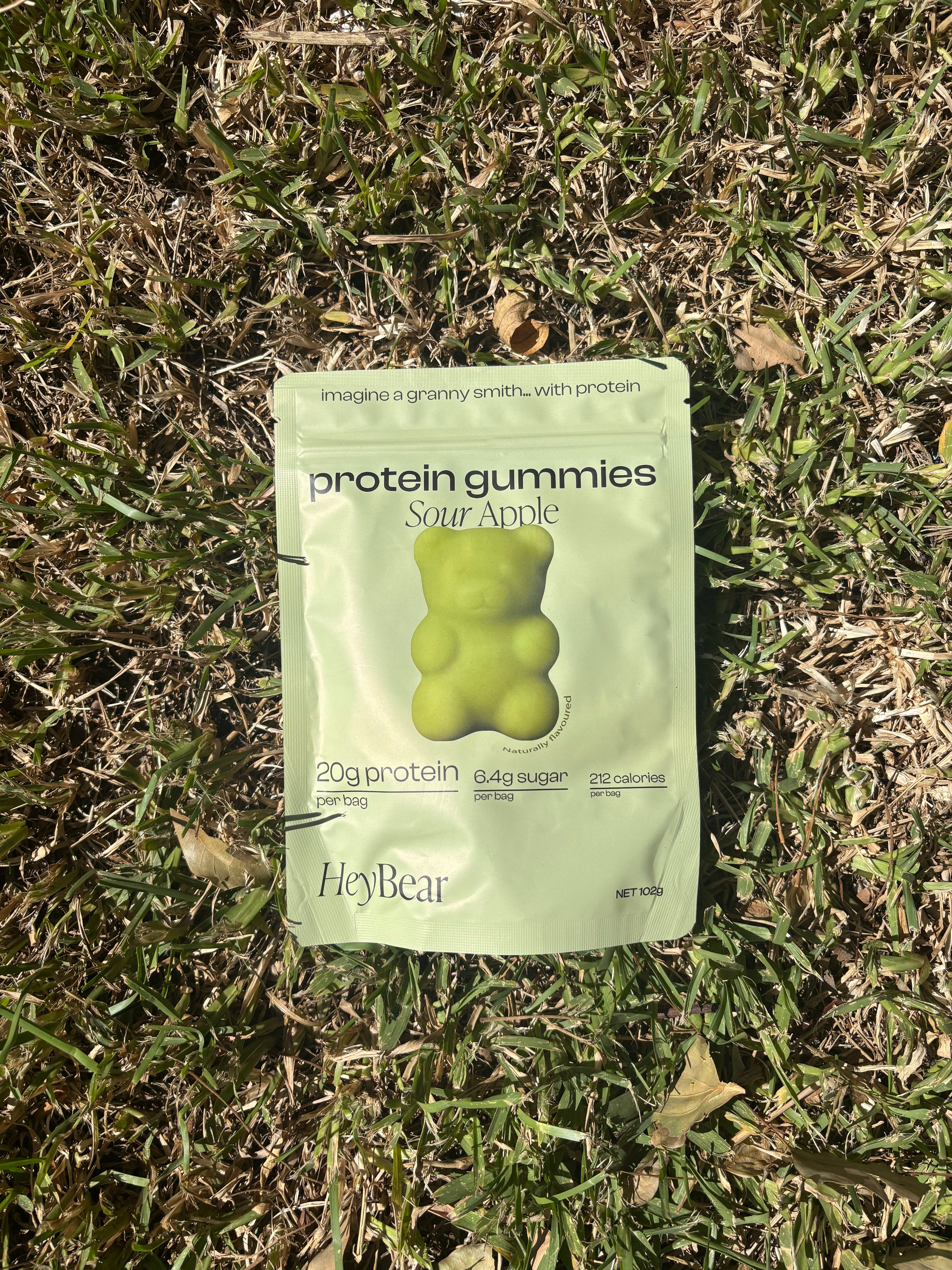 Sour Apple Protein Gummies (3 x 102g Bags)