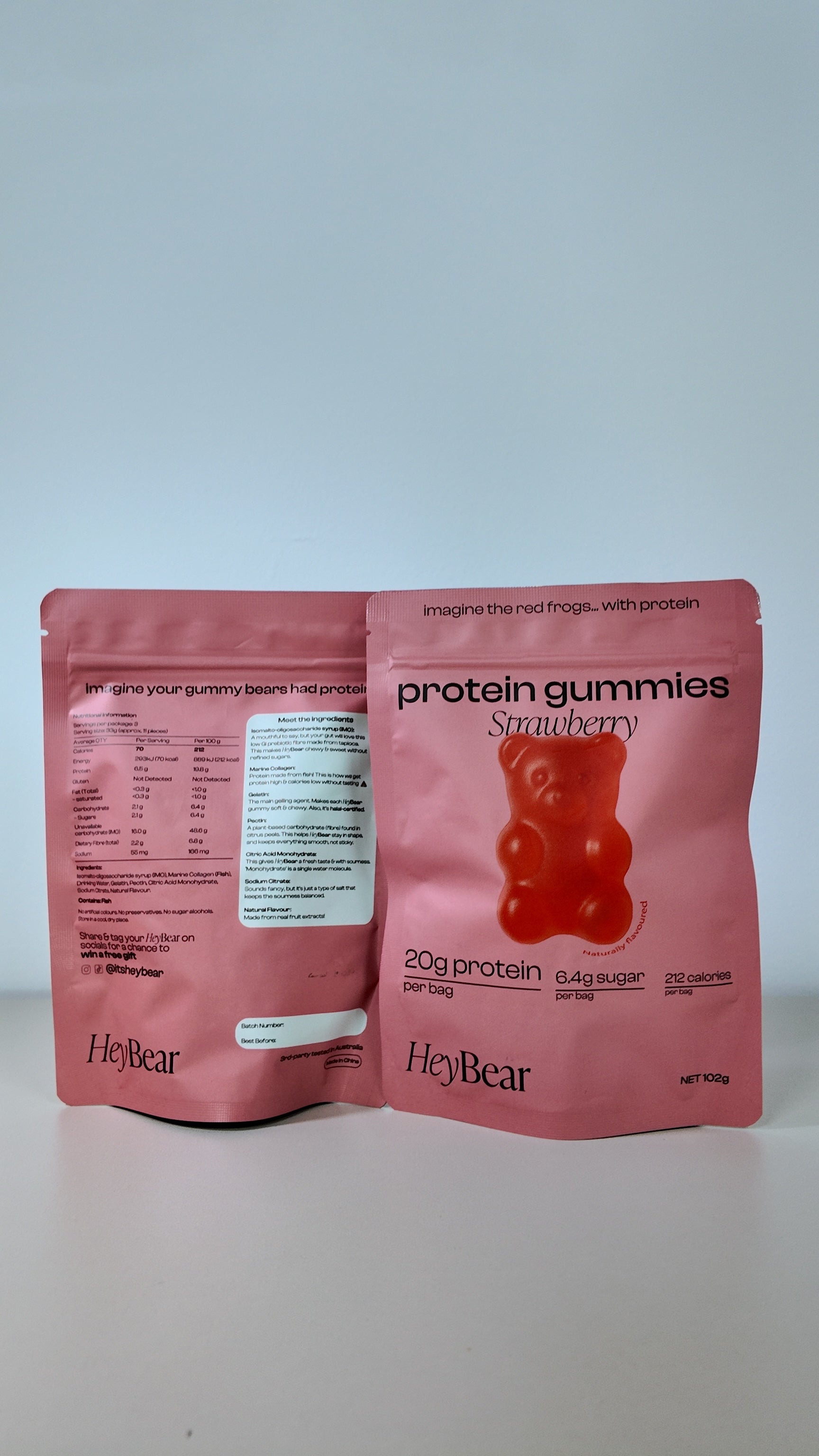 Strawberry Protein Gummies (3 Pack)