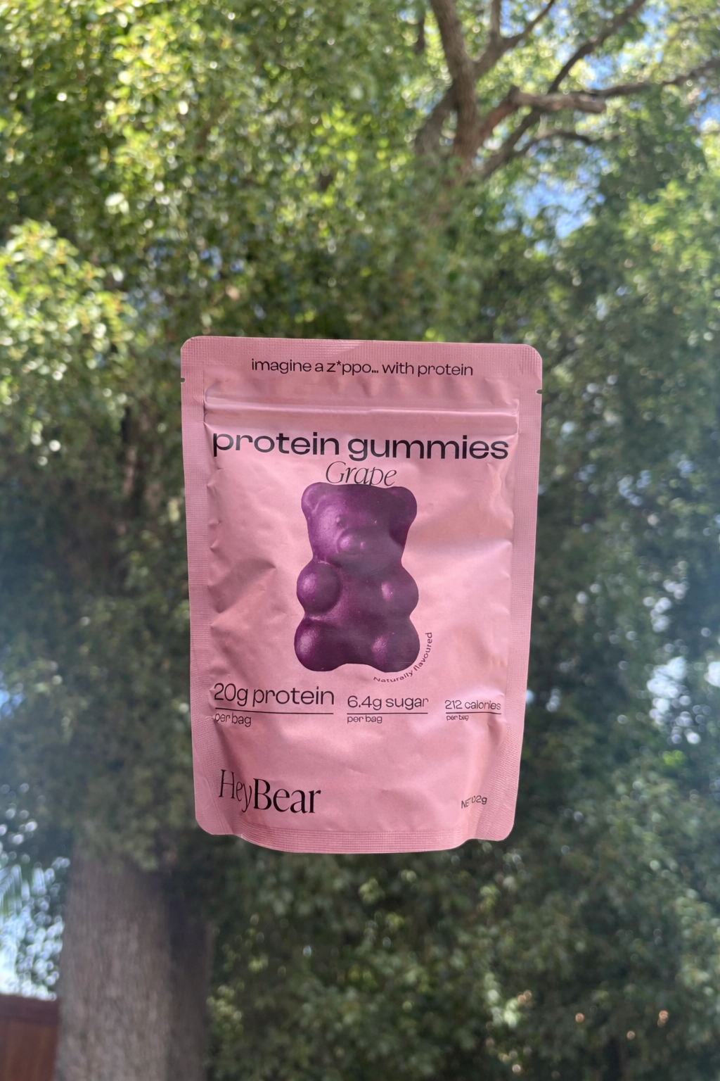 Grape Protein Gummies (3 x 102g Bags)