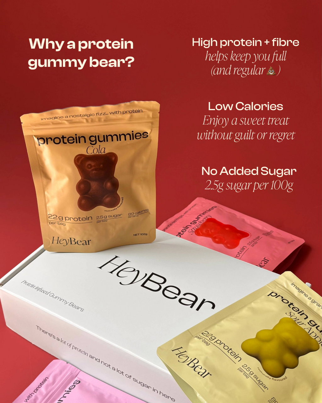 HeyBear Protein Gummy Bears
