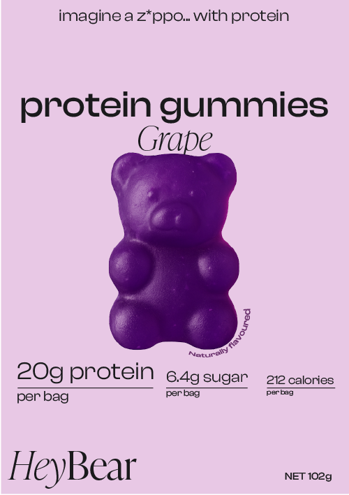Grape Protein Gummies (3 Pack)